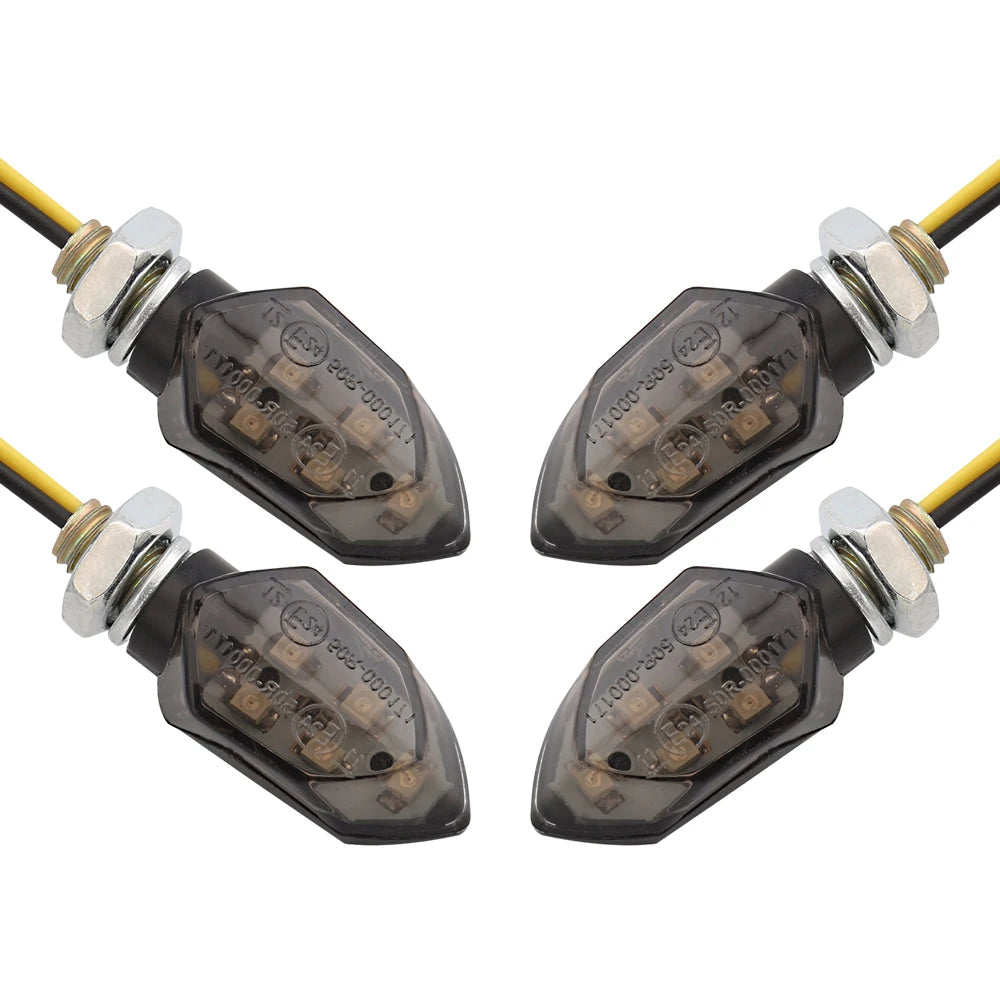 Set: 4x Mini-Blinker 12V LED