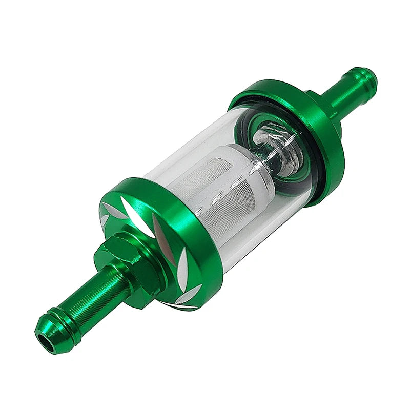 CNC Benzinfilter eloxiert 6mm 7mm 8mm für Simson S50 S51 S70 S53 SR50 Spatz Star Sperber Habicht MZ ETZ TS ES ETS 125 150 NSU Max Lux Kreidler Hercules Tuning Filter